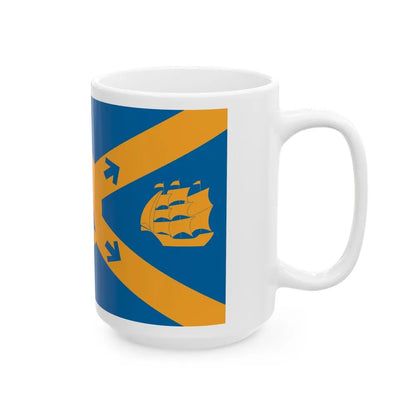 Flag of Halifax Canada - White Coffee Mug-Go Mug Yourself