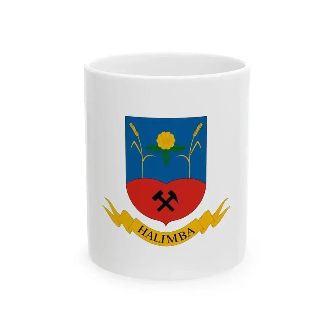 Flag of Halimba (Hungary) White Coffee Mug 11oz - Go Mug Yourself