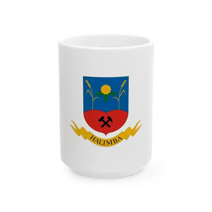 Flag of Halimba (Hungary) White Coffee Mug 15oz - Go Mug Yourself