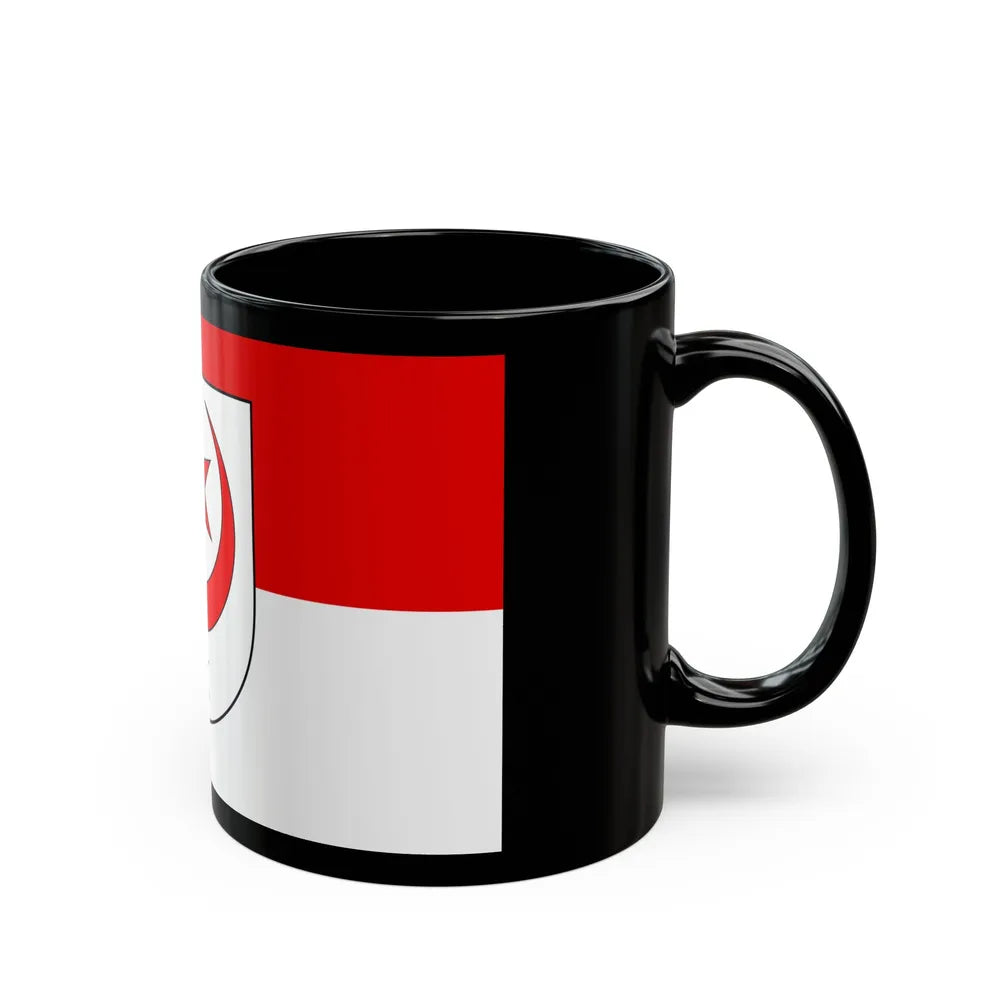 Flag of Halle Saale Germany - Black Coffee Mug-Go Mug Yourself