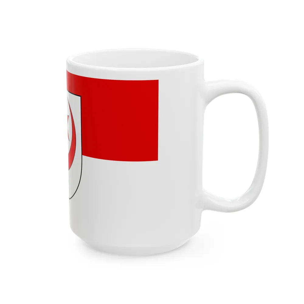 Flag of Halle Saale Germany - White Coffee Mug-Go Mug Yourself