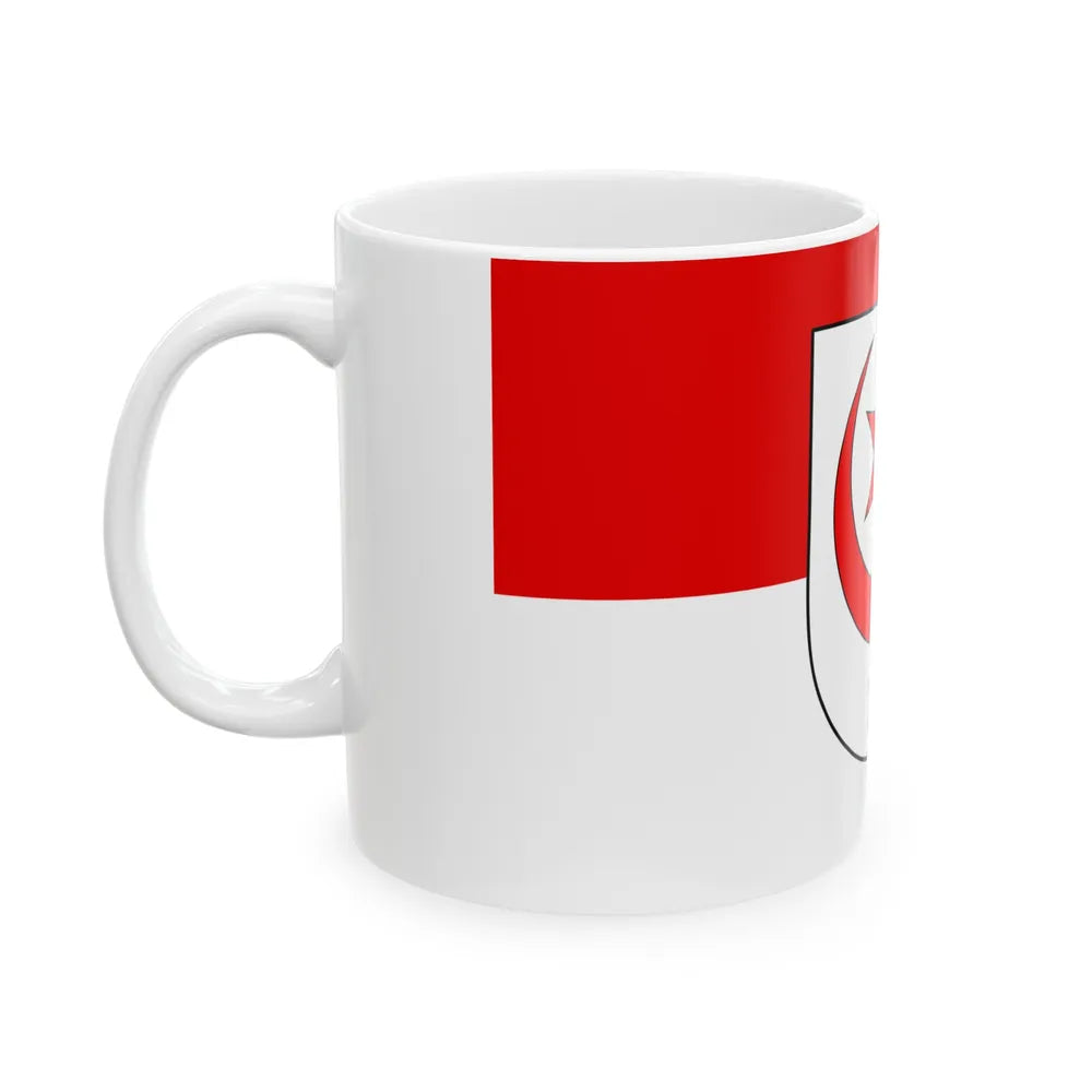 Flag of Halle Saale Germany - White Coffee Mug-Go Mug Yourself