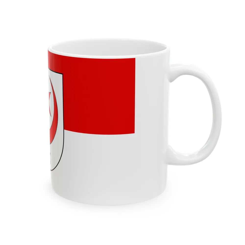 Flag of Halle Saale Germany - White Coffee Mug-Go Mug Yourself