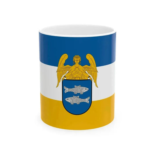 Flag of Halogy (Hungary) White Coffee Mug 11oz - Go Mug Yourself