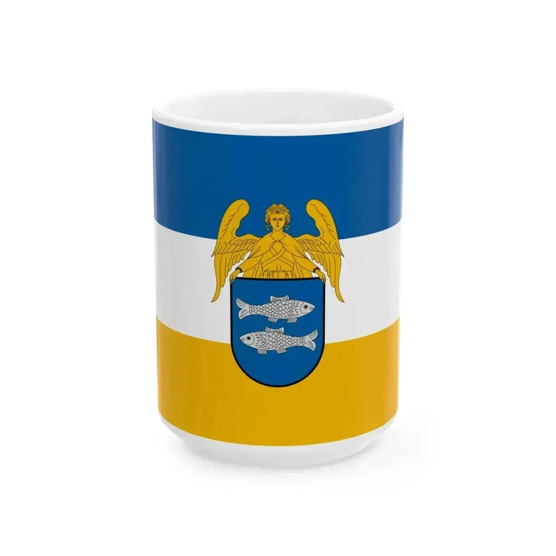 Flag of Halogy (Hungary) White Coffee Mug 15oz - Go Mug Yourself