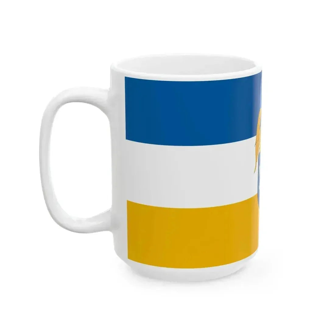 Flag of Halogy (Hungary) White Coffee Mug - Go Mug Yourself
