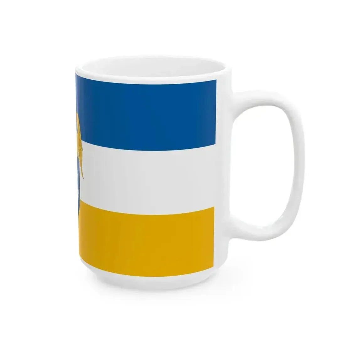 Flag of Halogy (Hungary) White Coffee Mug - Go Mug Yourself