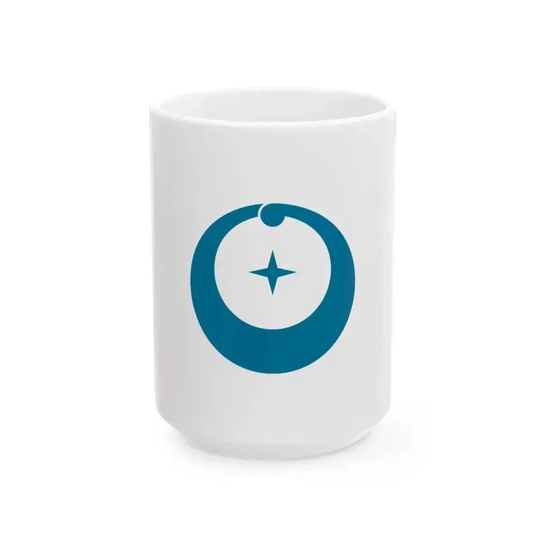 Flag of Hamada Shimane (Japan) White Coffee Mug 15oz - Go Mug Yourself