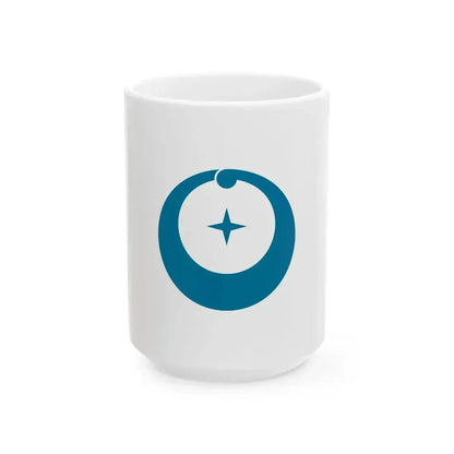 Flag of Hamada Shimane (Japan) White Coffee Mug 15oz - Go Mug Yourself
