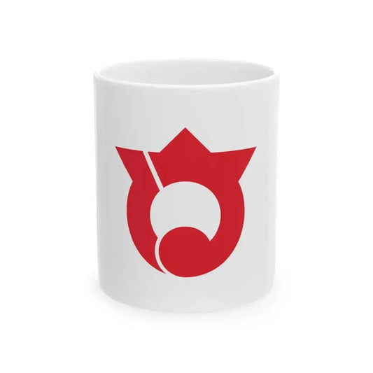 Flag of Hamajima Mie 1967-2004 (Japan) White Coffee Mug 11oz - Go Mug Yourself