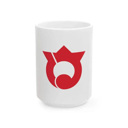 Flag of Hamajima Mie 1967-2004 (Japan) White Coffee Mug 15oz - Go Mug Yourself