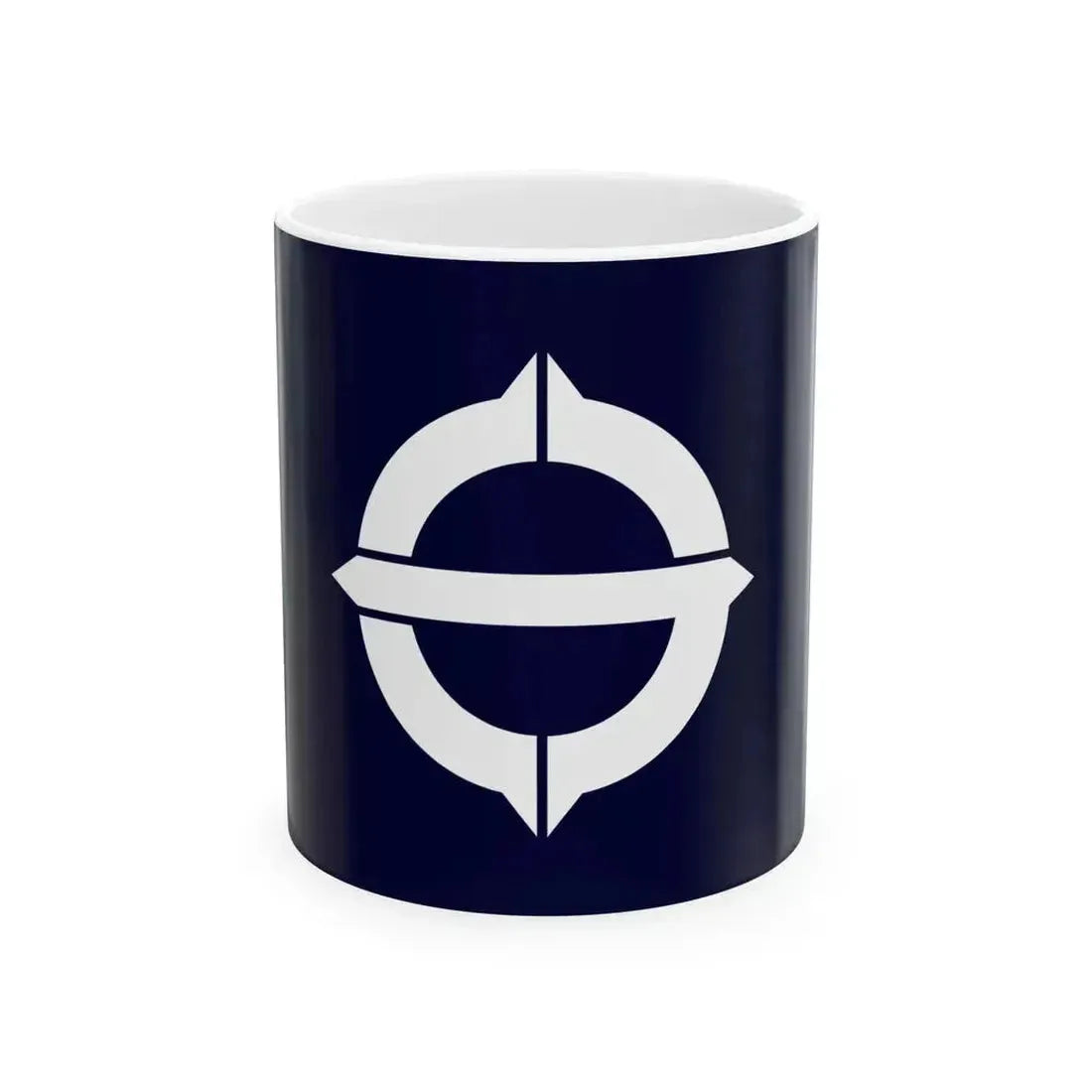 Flag of Hamamasu Hokkaido 1968-2005 (Japan) White Coffee Mug 11oz - Go Mug Yourself