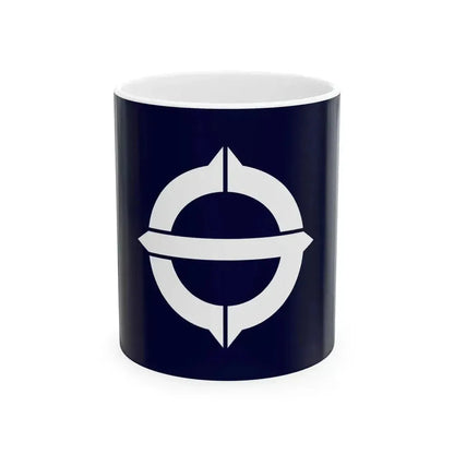 Flag of Hamamasu Hokkaido 1968-2005 (Japan) White Coffee Mug 11oz - Go Mug Yourself