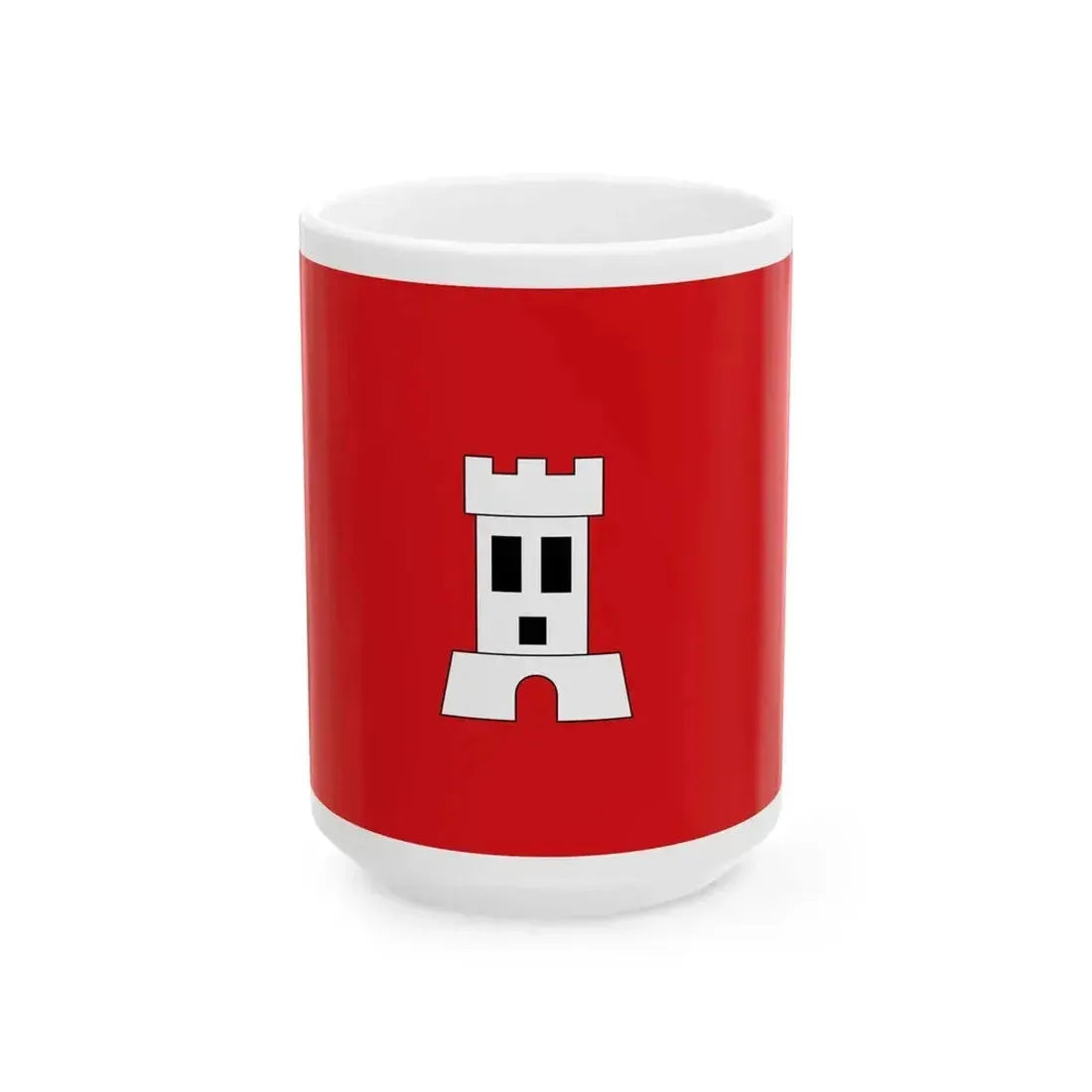 Flag of Hamburg before 1685-1751 (Germany) White Coffee Mug 15oz - Go Mug Yourself