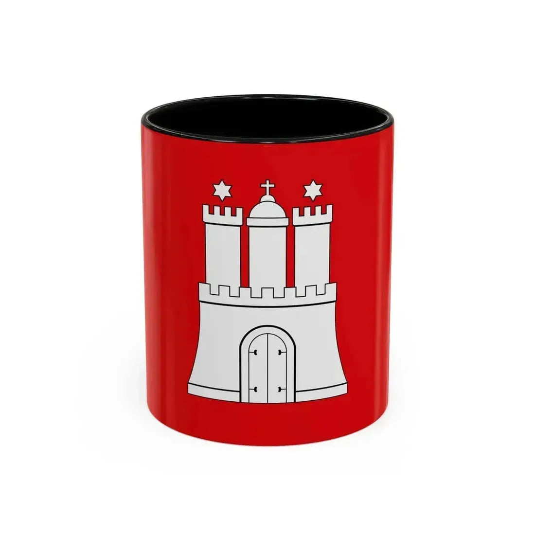 Flag of Hamburg Germany - Accent Coffee Mug 11oz Black - Go Mug Yourself