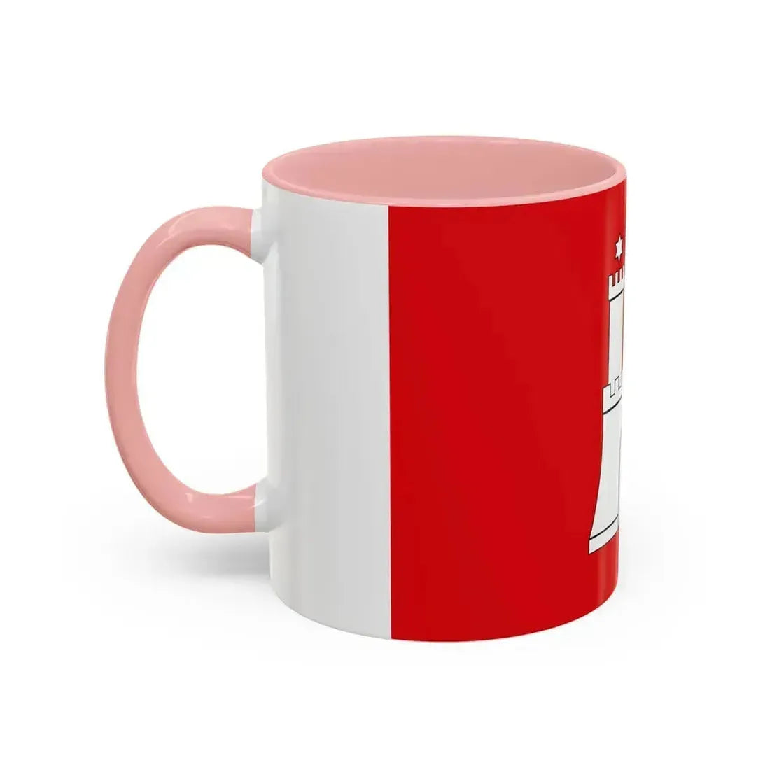 Flag of Hamburg Germany - Accent Coffee Mug - Go Mug Yourself