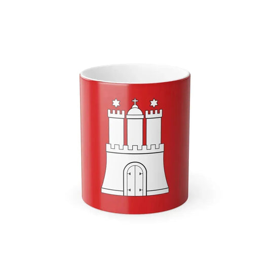 Flag of Hamburg Germany - Color Changing Coffee Mug 11oz - Go Mug Yourself