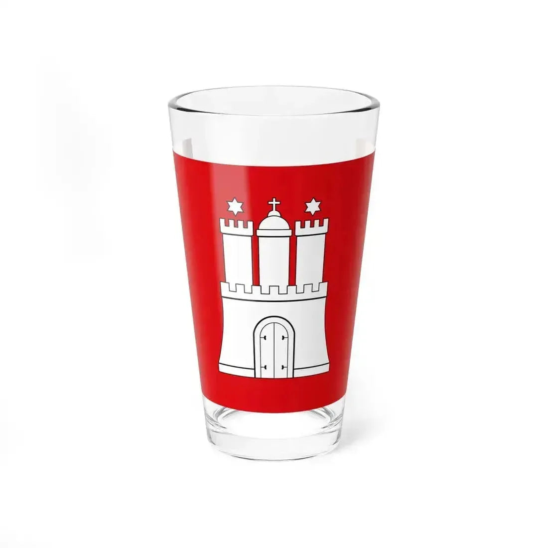 Flag of Hamburg Germany - Pint Glass 16oz 16oz - Go Mug Yourself