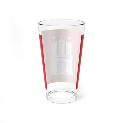 Flag of Hamburg Germany - Pint Glass 16oz - Go Mug Yourself