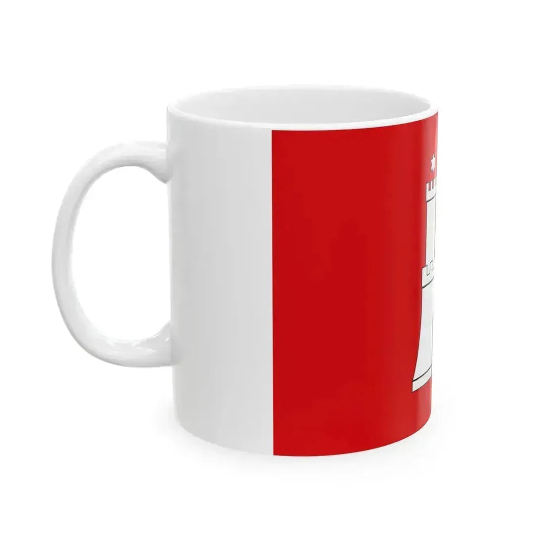 Flag of Hamburg Germany - White Coffee Mug - Go Mug Yourself