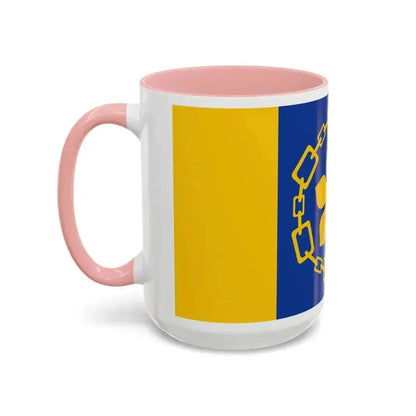 Flag of Hamilton Canada - Accent Coffee Mug - Go Mug Yourself