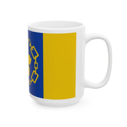 Flag of Hamilton Canada - White Coffee Mug-Go Mug Yourself