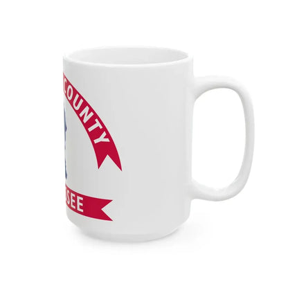 Flag of Hamilton County Tennessee (United States) White Coffee Mug - Go Mug Yourself