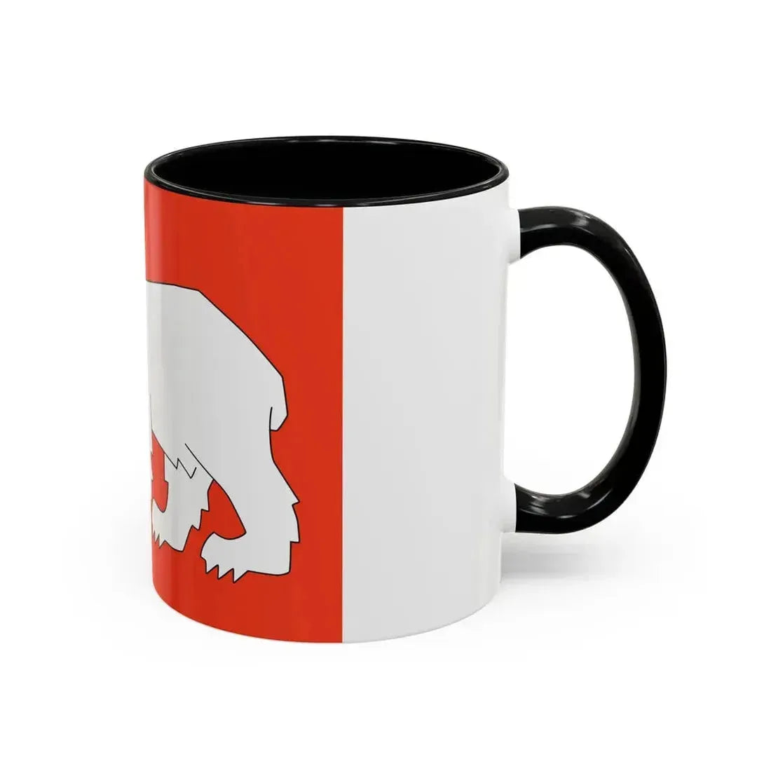 Flag of Hammerfest Troms og Finnmark Norway - Accent Coffee Mug - Go Mug Yourself