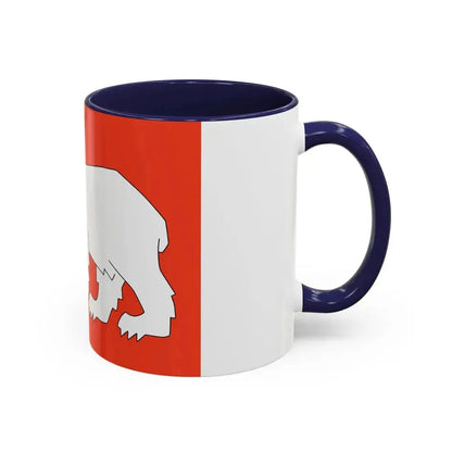 Flag of Hammerfest Troms og Finnmark Norway - Accent Coffee Mug - Go Mug Yourself