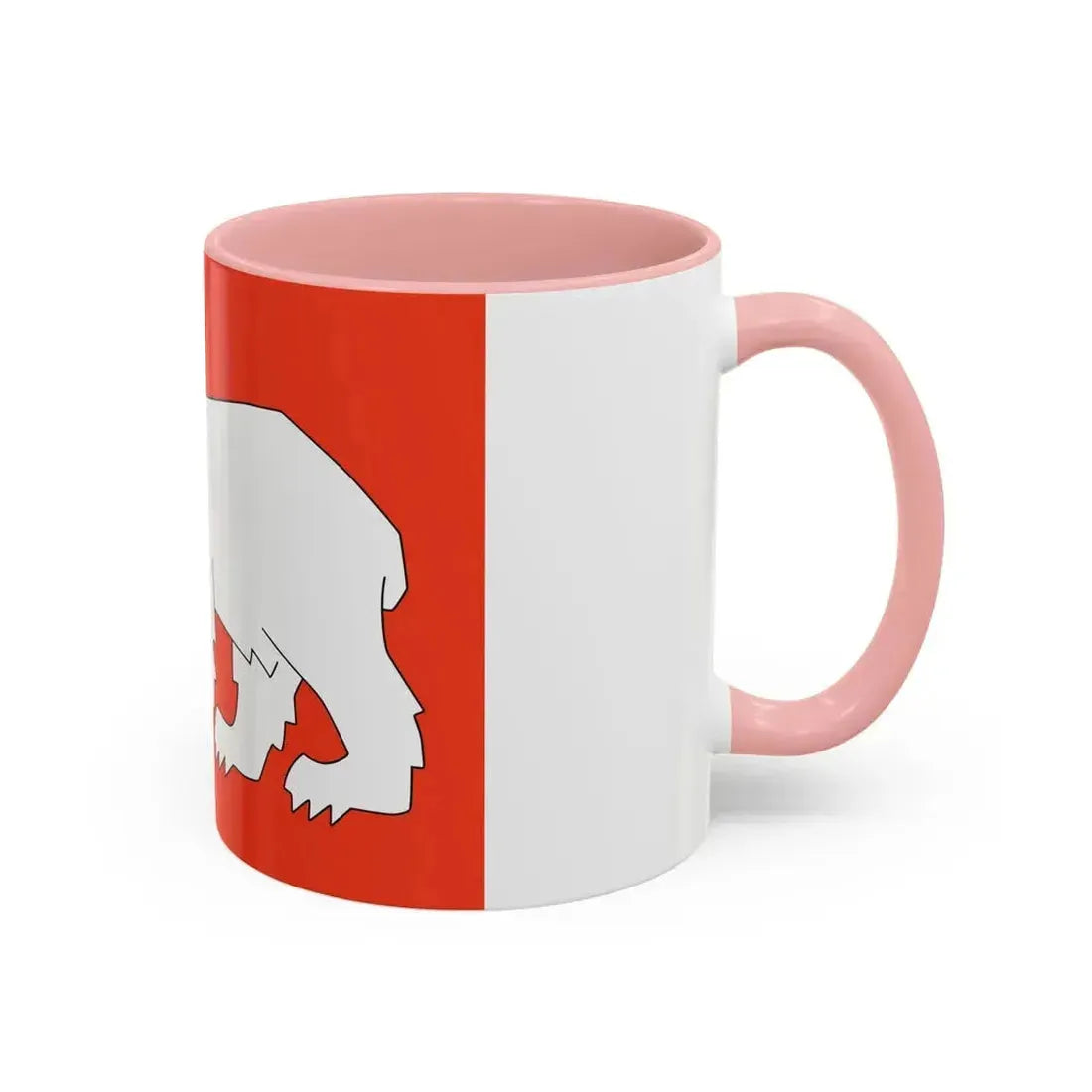 Flag of Hammerfest Troms og Finnmark Norway - Accent Coffee Mug - Go Mug Yourself