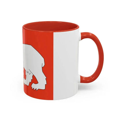 Flag of Hammerfest Troms og Finnmark Norway - Accent Coffee Mug - Go Mug Yourself