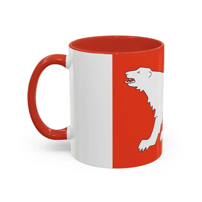 Flag of Hammerfest Troms og Finnmark Norway - Accent Coffee Mug - Go Mug Yourself