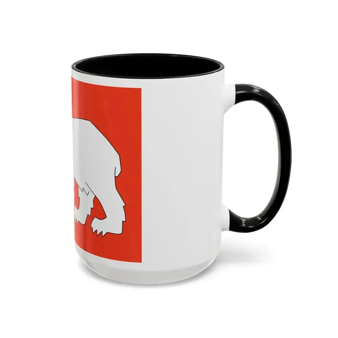 Flag of Hammerfest Troms og Finnmark Norway - Accent Coffee Mug - Go Mug Yourself