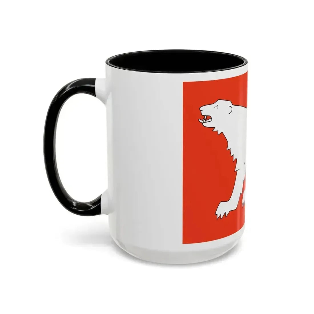 Flag of Hammerfest Troms og Finnmark Norway - Accent Coffee Mug - Go Mug Yourself