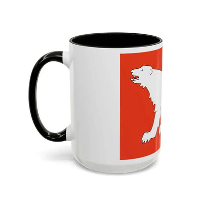 Flag of Hammerfest Troms og Finnmark Norway - Accent Coffee Mug - Go Mug Yourself