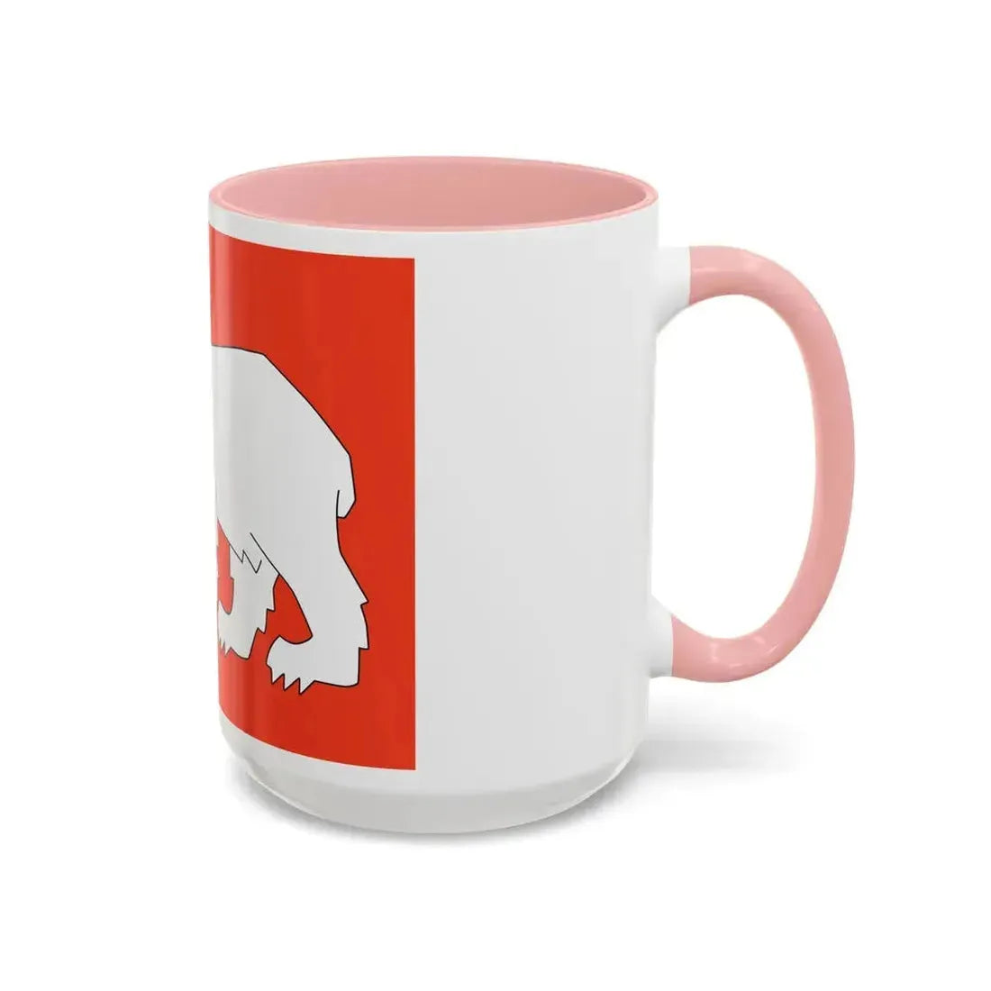 Flag of Hammerfest Troms og Finnmark Norway - Accent Coffee Mug - Go Mug Yourself