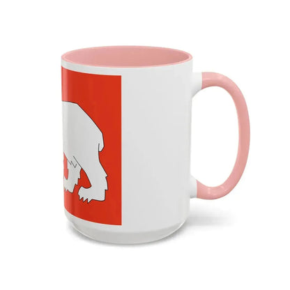 Flag of Hammerfest Troms og Finnmark Norway - Accent Coffee Mug - Go Mug Yourself