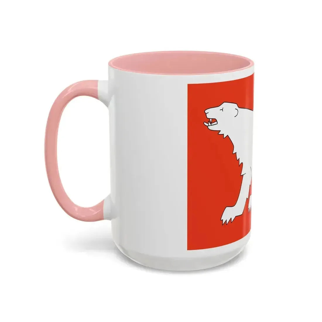 Flag of Hammerfest Troms og Finnmark Norway - Accent Coffee Mug - Go Mug Yourself