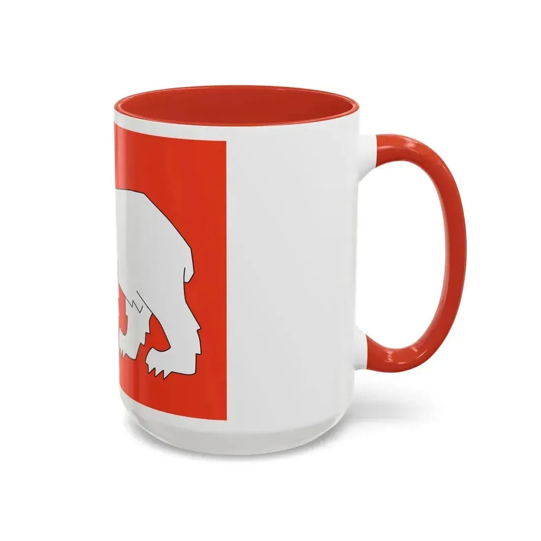 Flag of Hammerfest Troms og Finnmark Norway - Accent Coffee Mug - Go Mug Yourself