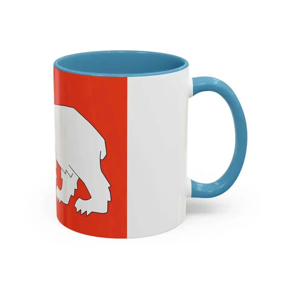 Flag of Hammerfest Troms og Finnmark Norway - Accent Coffee Mug - Go Mug Yourself