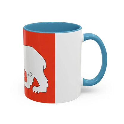 Flag of Hammerfest Troms og Finnmark Norway - Accent Coffee Mug - Go Mug Yourself