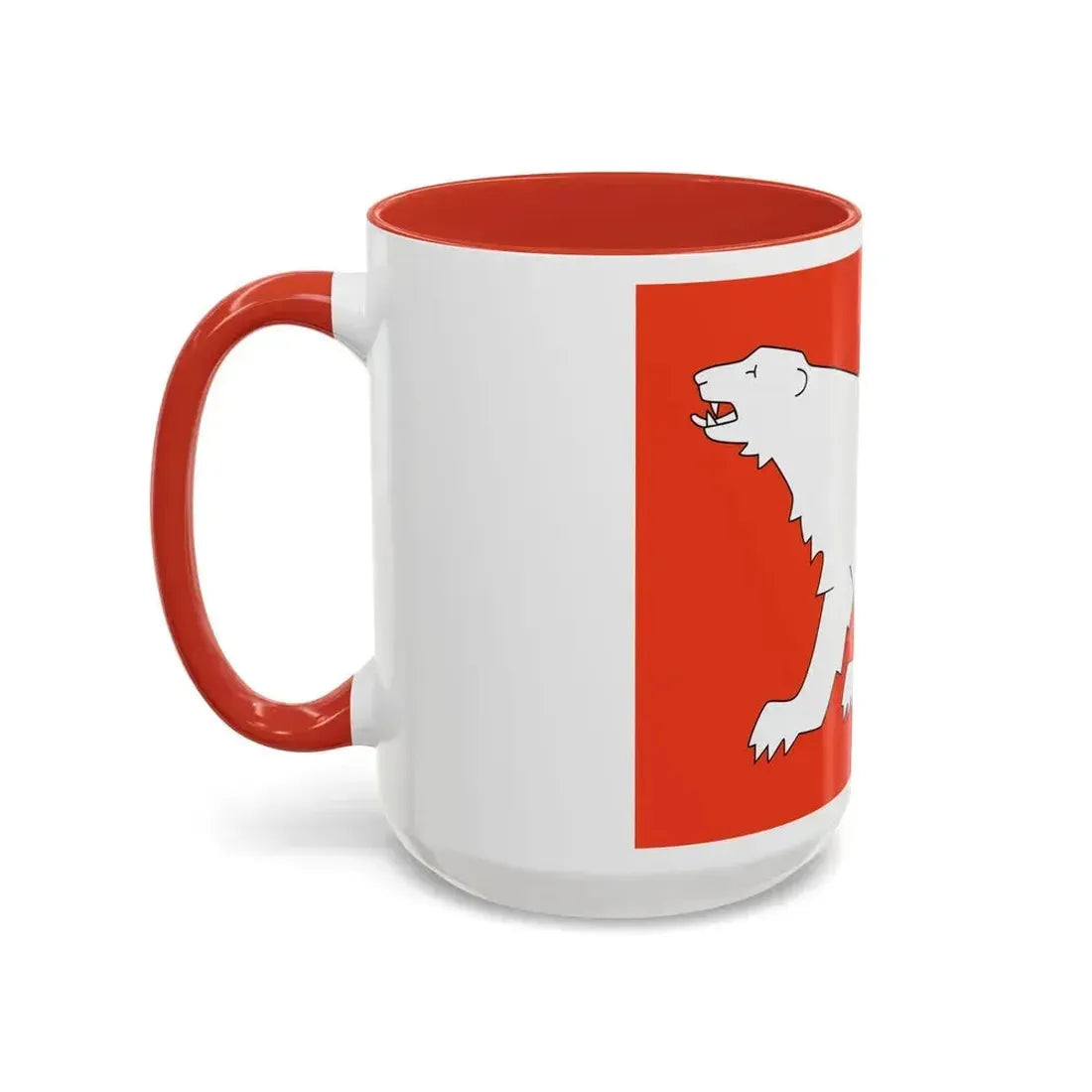 Flag of Hammerfest Troms og Finnmark Norway - Accent Coffee Mug - Go Mug Yourself