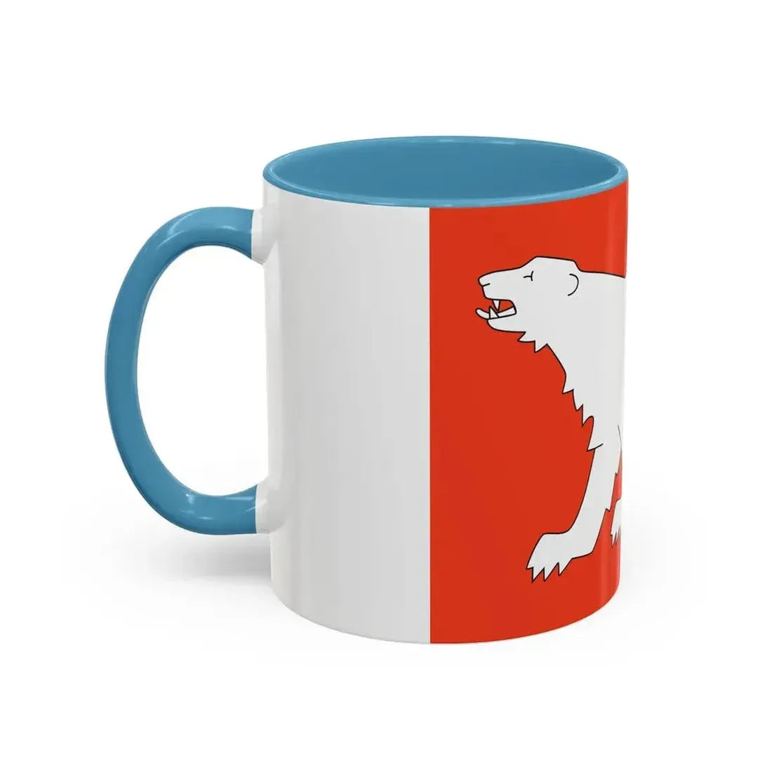 Flag of Hammerfest Troms og Finnmark Norway - Accent Coffee Mug - Go Mug Yourself