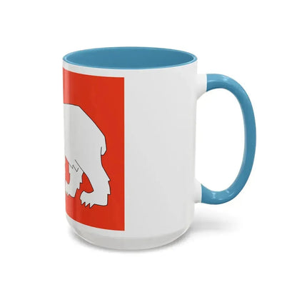 Flag of Hammerfest Troms og Finnmark Norway - Accent Coffee Mug - Go Mug Yourself