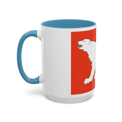 Flag of Hammerfest Troms og Finnmark Norway - Accent Coffee Mug - Go Mug Yourself