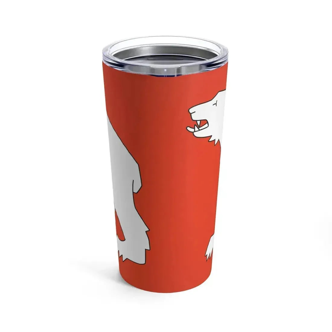 Flag of Hammerfest Troms og Finnmark Norway - Tumbler 20oz - Go Mug Yourself