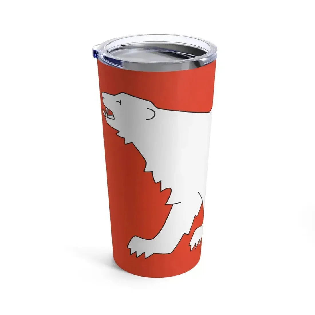 Flag of Hammerfest Troms og Finnmark Norway - Tumbler 20oz - Go Mug Yourself