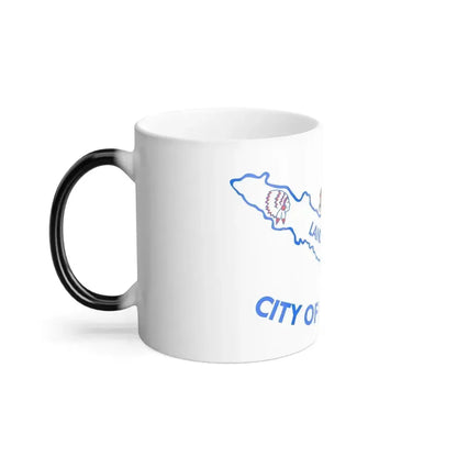 Flag of Hammond, IN - Color Changing Coffee Mug - Go Mug Yourself
