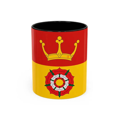 Flag of Hampshire UK - Accent Coffee Mug 11oz Black - Go Mug Yourself