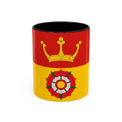 Flag of Hampshire UK - Accent Coffee Mug 11oz Black - Go Mug Yourself